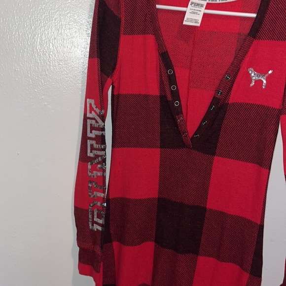 Pink Victoria Secret red and full body sleeper - Picture 6 of 9